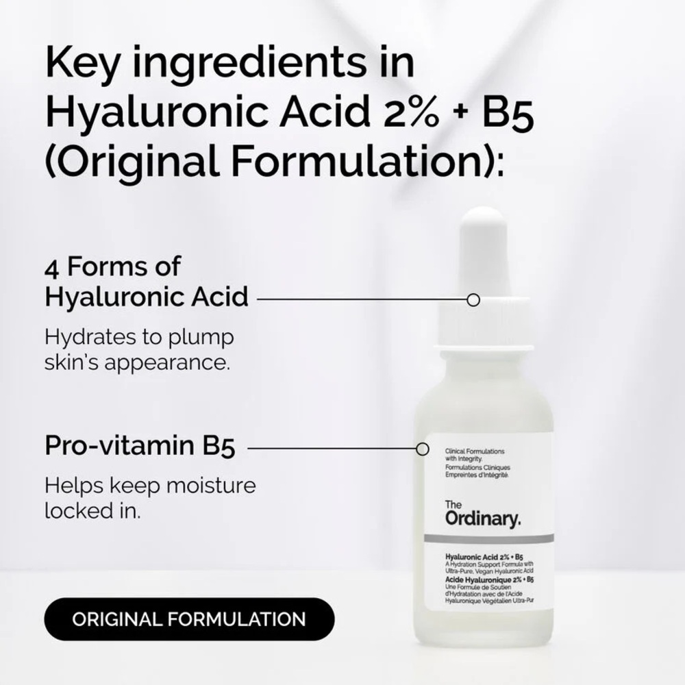 5 Bottle - The Ordinary Hyaluronic Acid 2% + B5 Serum